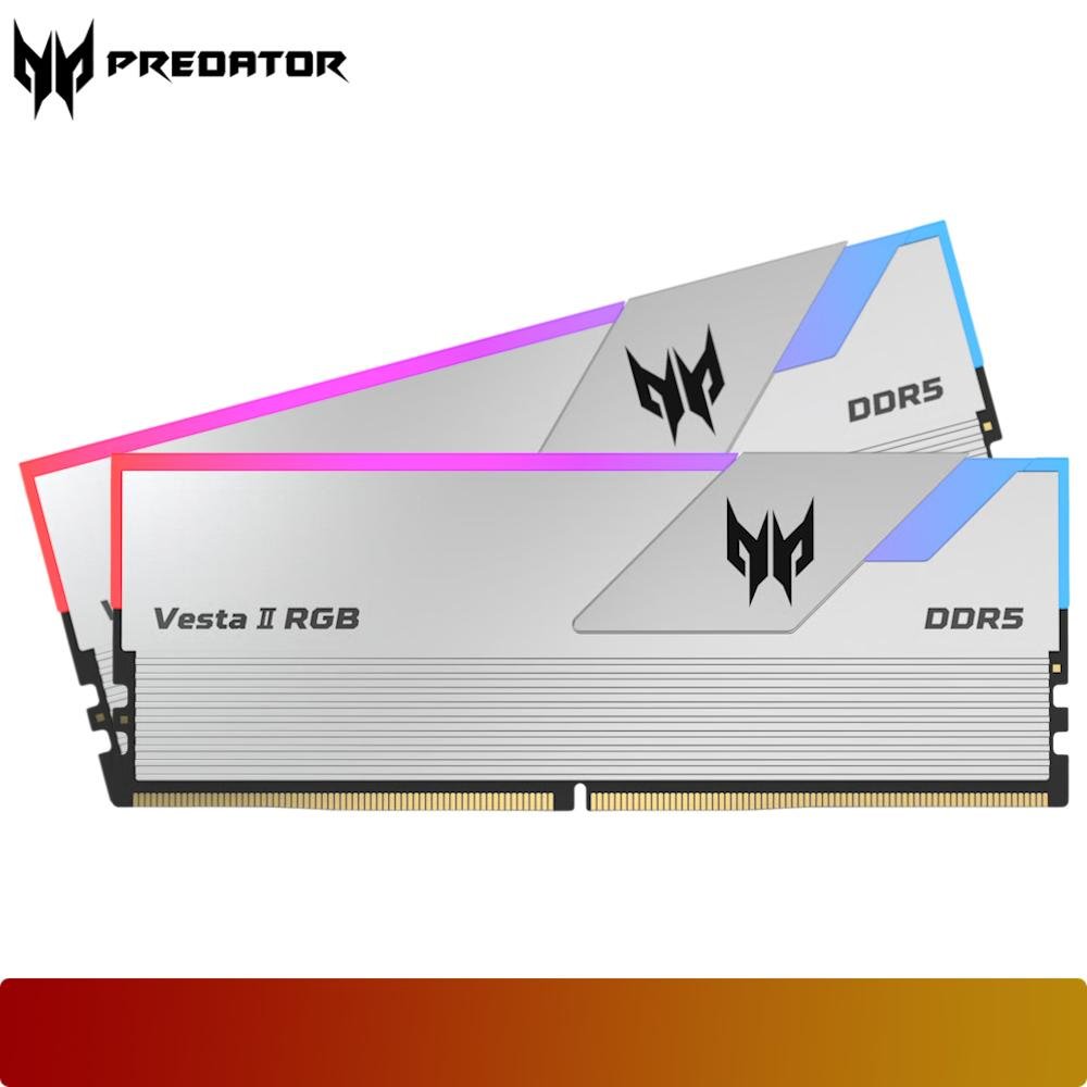 PREDATOR Vesta II RGB 32GB (2x16GB) 6000MT/s Kit CL36 - Silver - 1 - Nano Komputer