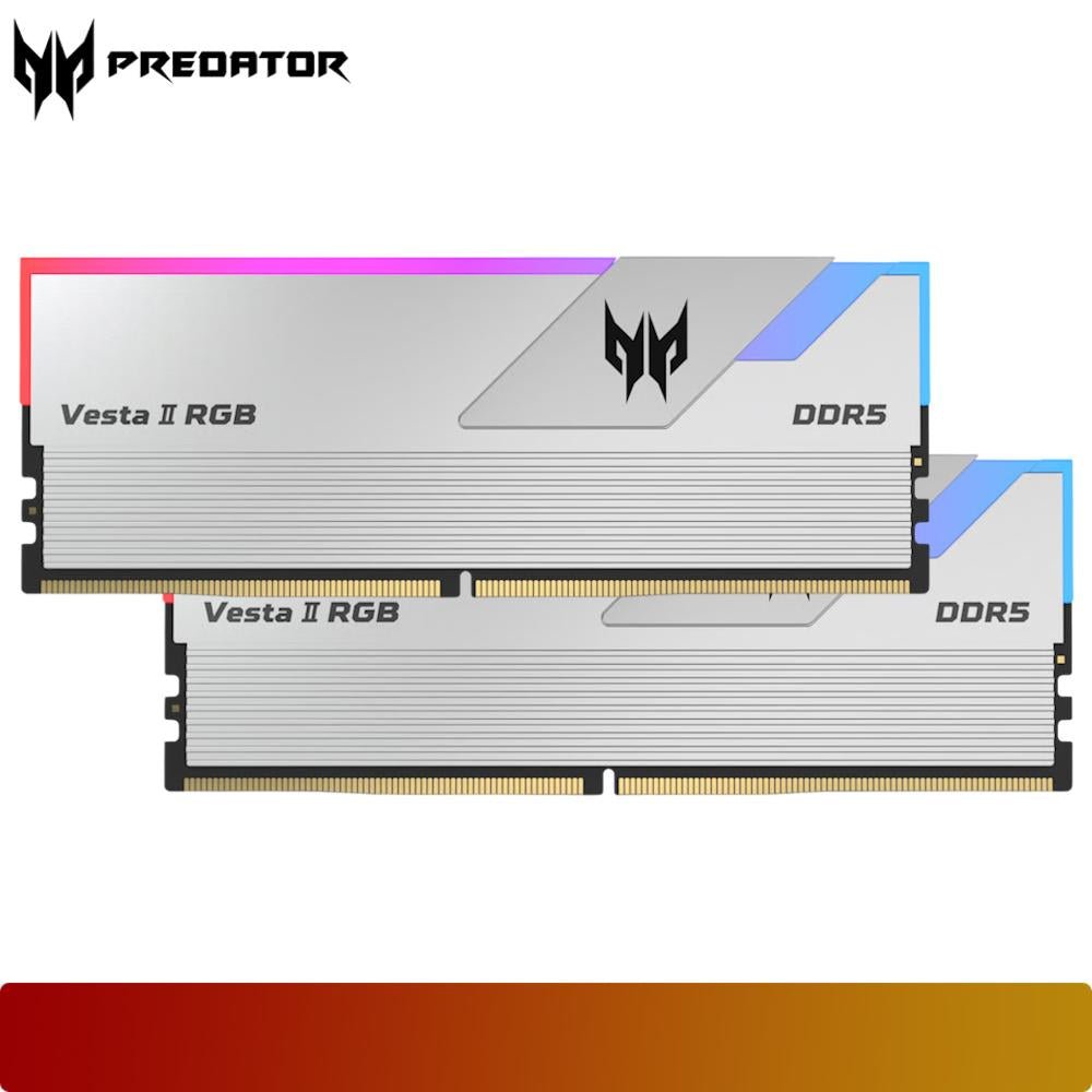 PREDATOR Vesta II RGB 32GB (2x16GB) 6000MT/s Kit CL36 - Silver - 2 - Nano Komputer