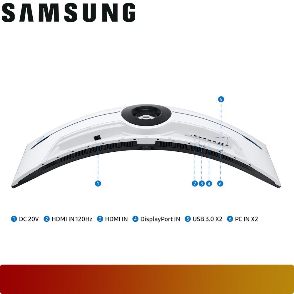 SAMSUNG 57 Inch Odyssey Neo G9 Dual 4K-5-Nano Komputer