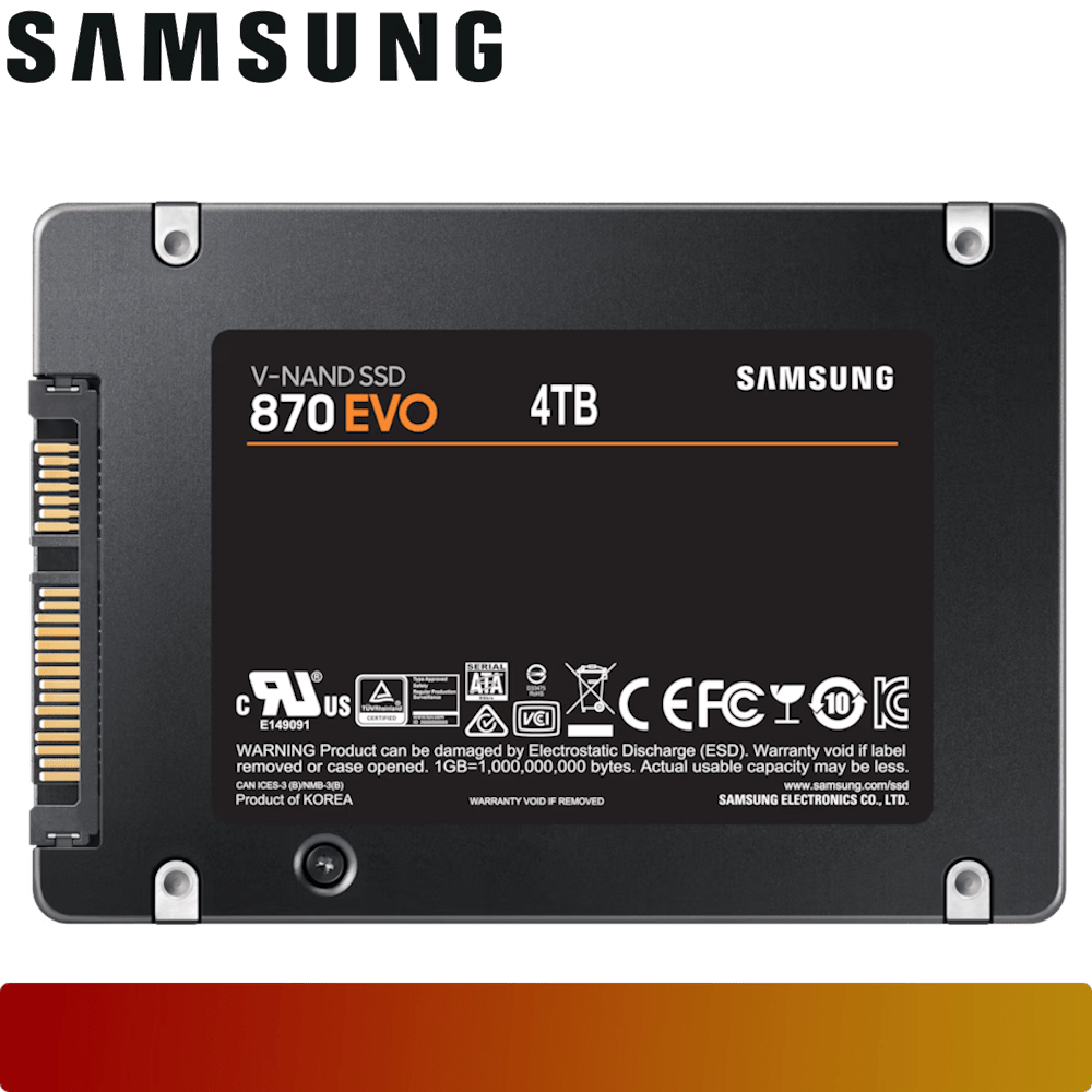 SAMSUNG 870 EVO SATA 2.5" SSD 4TB - 2 - Nano Komputer
