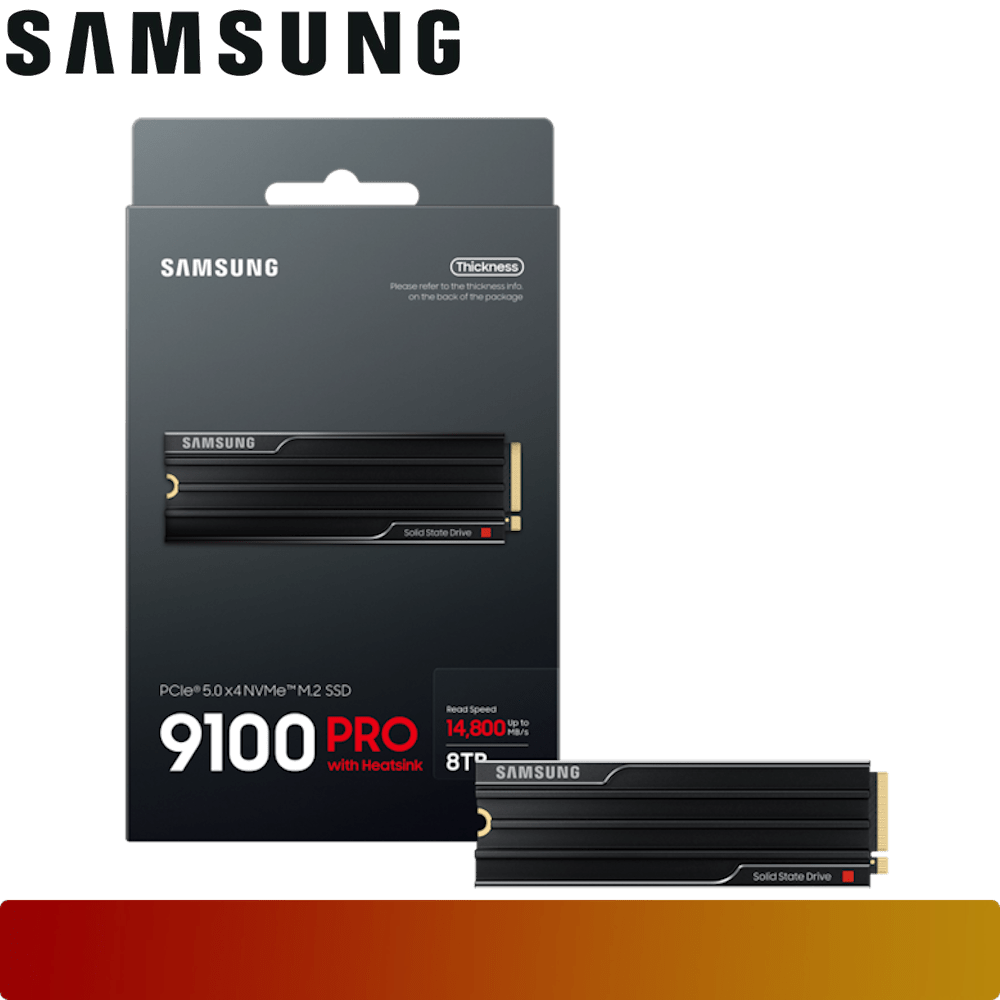 SAMSUNG 9100 PRO with Heatsink NVMe M.2 SSD 8TB - 4 - Nano Komputer