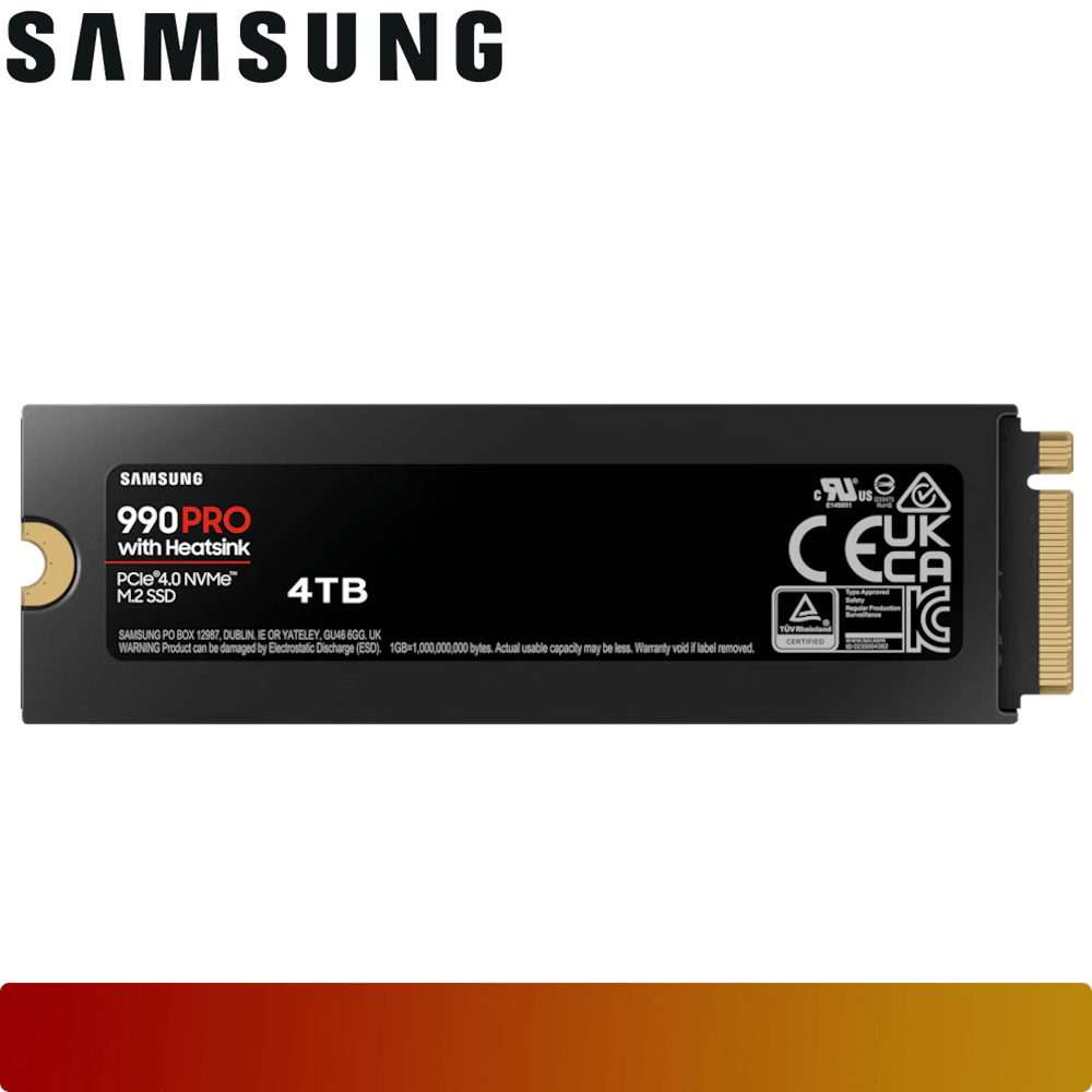 SAMSUNG 990 PRO with Heatsink NVMe M.2 SSD 4TB - 2 - Nano Komputer