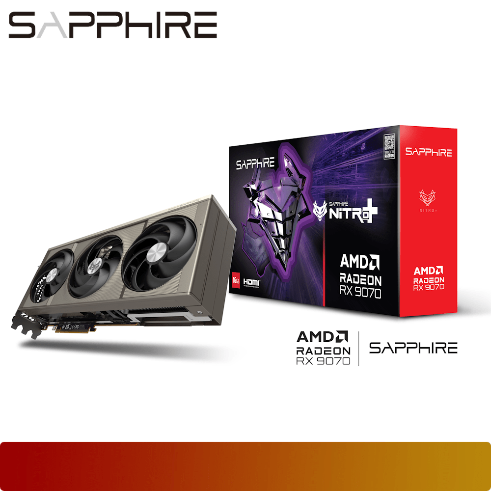 SAPPHIRE NITRO+ AMD Radeon RX 9070 OC-1-Nano Komputer