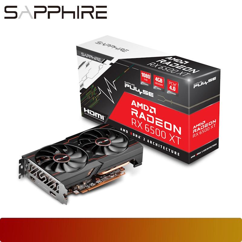 SAPPHIRE PULSE AMD Radeon RX 6500 XT 4GB - 1 - Nano Komputer