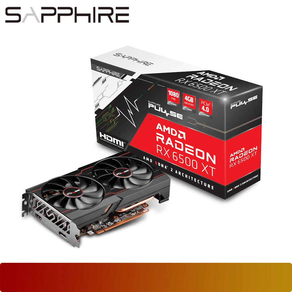 SAPPHIRE PULSE AMD Radeon RX 6500 XT 4GB-1-Nano Komputer