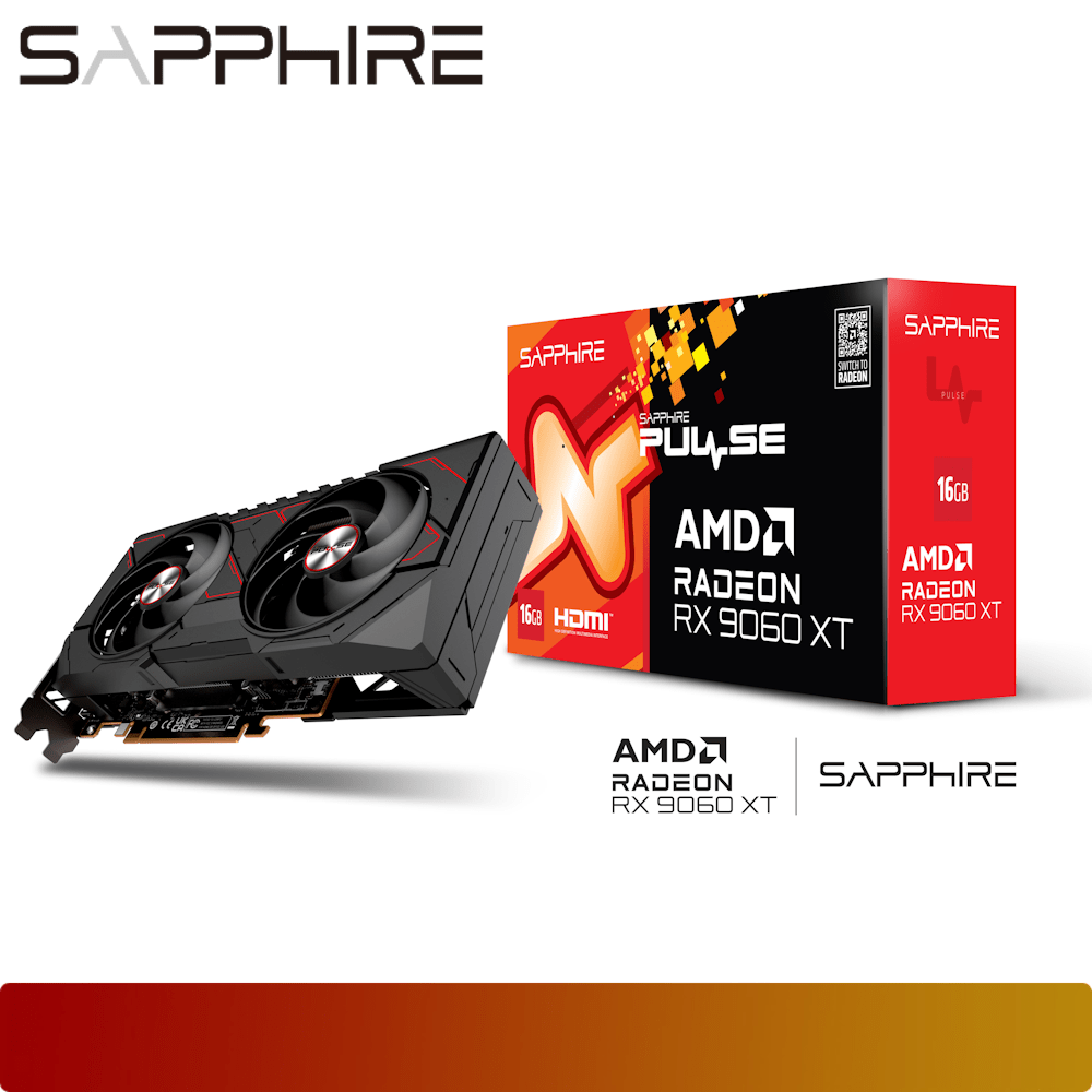 SAPPHIRE PULSE AMD Radeon RX 9060 XT OC 16GB-1-Nano Komputer