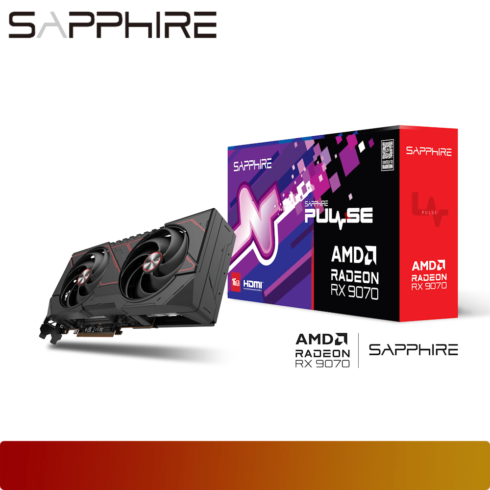 SAPPHIRE PULSE AMD Radeon RX 9070 GPU-1-Nano Komputer