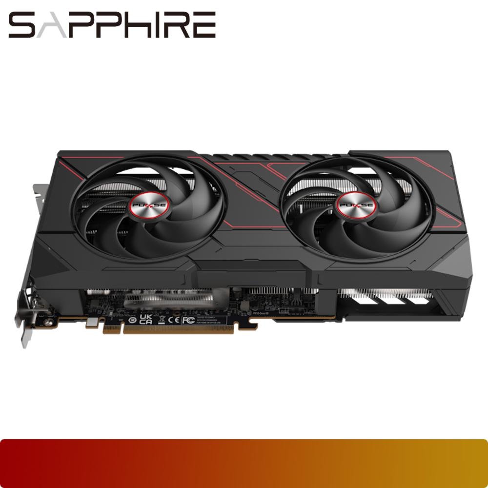 SAPPHIRE PULSE AMD Radeon RX 9070 GRE OC GPU 12GB GDDR6-4-Nano Komputer