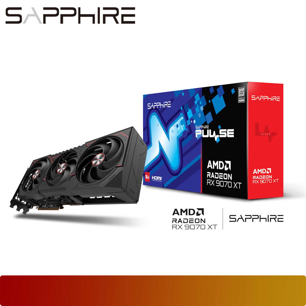 SAPPHIRE PULSE AMD Radeon RX 9070 XT-1-Nano Komputer