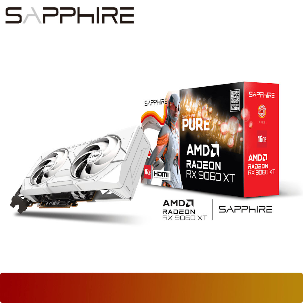 SAPPHIRE PURE AMD Radeon RX 9060 XT OC-1-Nano Komputer