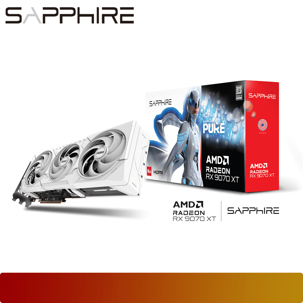 SAPPHIRE PURE AMD Radeon RX 9070 OC-1-Nano Komputer
