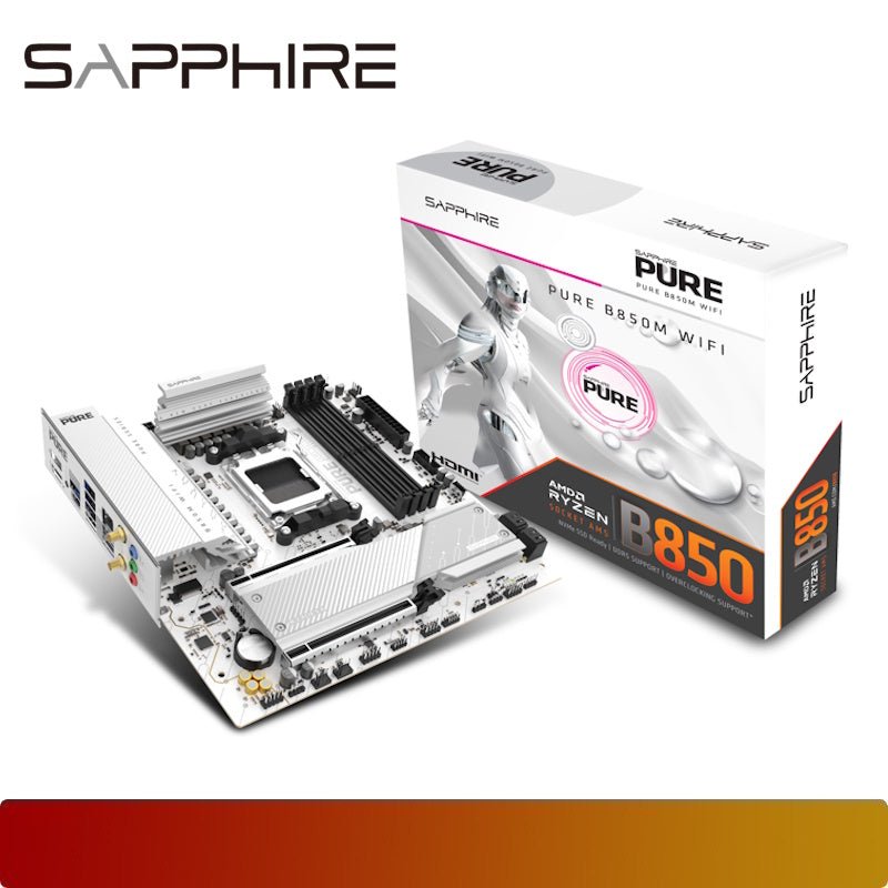 SAPPHIRE PURE B850M WIFI - 1 - Nano Komputer