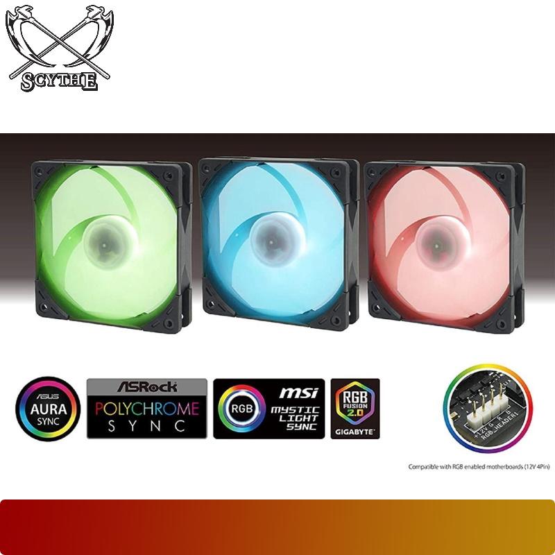 SCYTHE KAZE FLEX 120 SLIM RGB - 4 - Nano Komputer