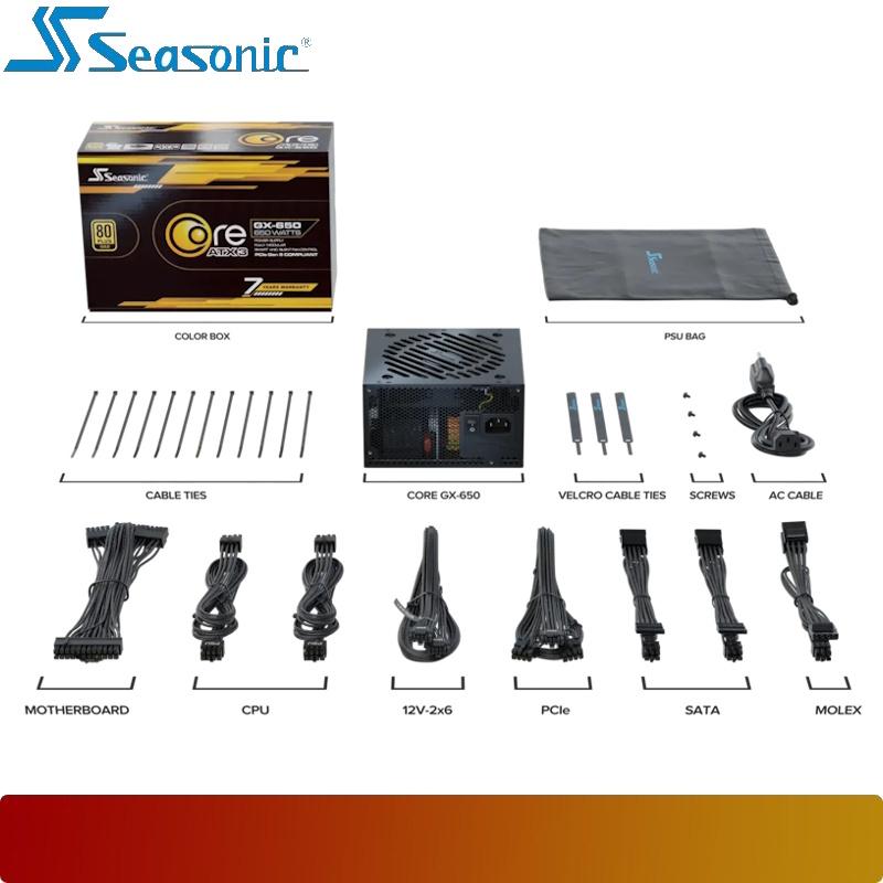 SEASONIC CORE V2 GX 650 ATX 3.1 - 5 - Nano Komputer