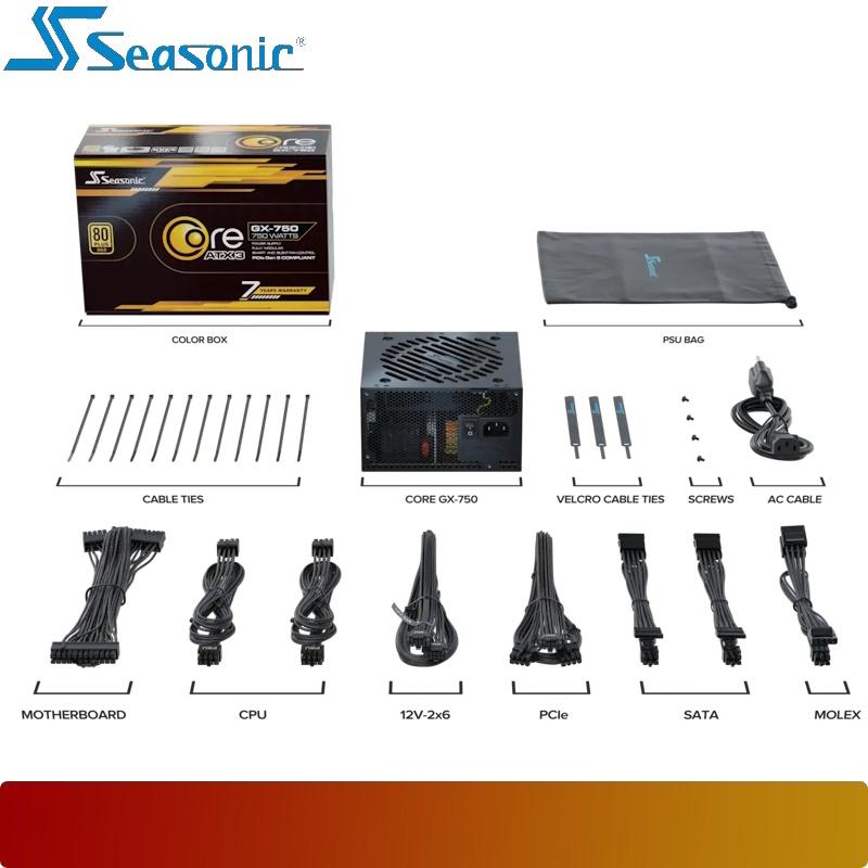 SEASONIC CORE V2 GX 750 ATX 3.1 - 6 - Nano Komputer