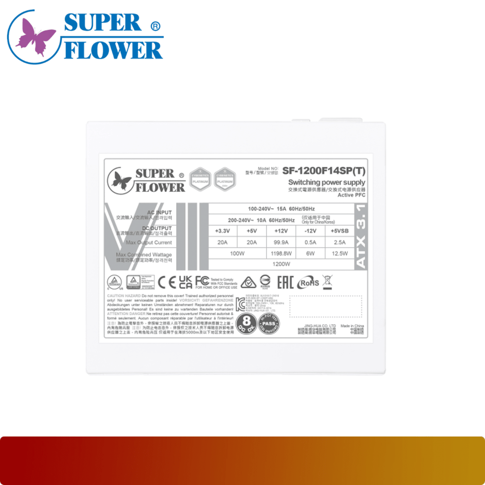 SUPER FLOWER LEADEX VIII PLATINUM PRO ATX 3.1 1200W-7-Nano Komputer
