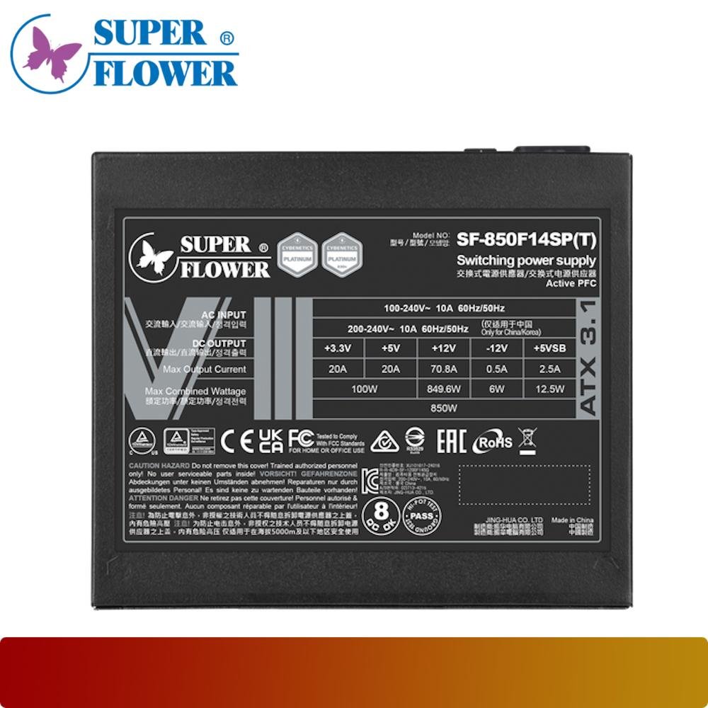 SUPER FLOWER LEADEX VIII PLATINUM PRO ATX 3.1 850W - 5 - Nano Komputer