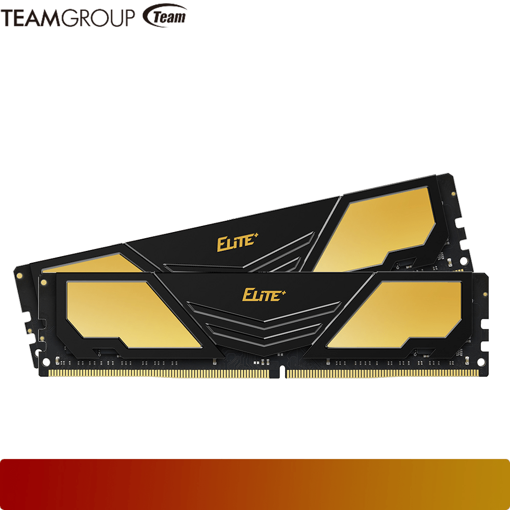 TEAM ELITE PLUS DDR4 16GB (2x8GB) Kit 3200 MT/s CL22 Black - 2 - Nano Komputer