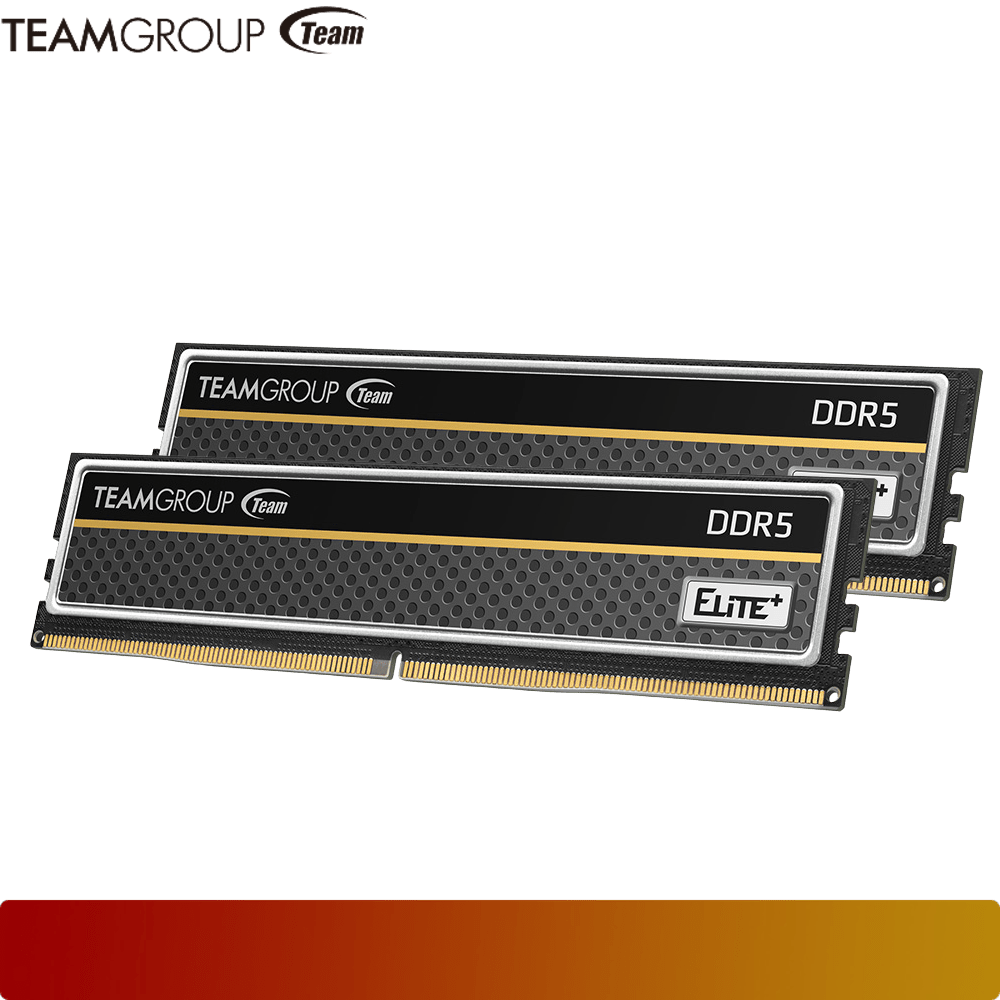 TEAM ELITE PLUS DDR5 64GB (2x32GB) Kit 5600 MT/s CL46 Black - 3 - Nano Komputer