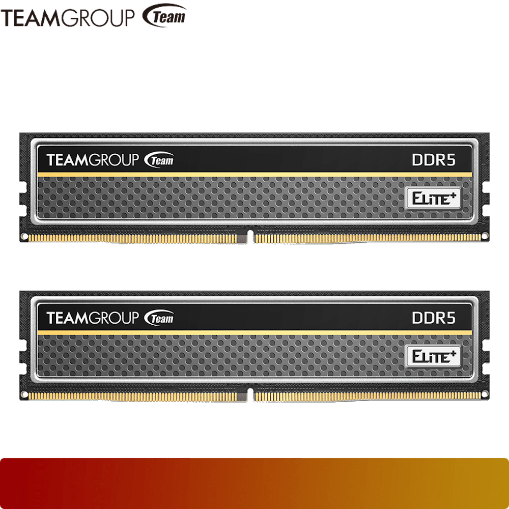 TEAM ELITE PLUS DDR5 64GB (2x32GB) Kit 5600 MT/s CL46 Black - 2 - Nano Komputer