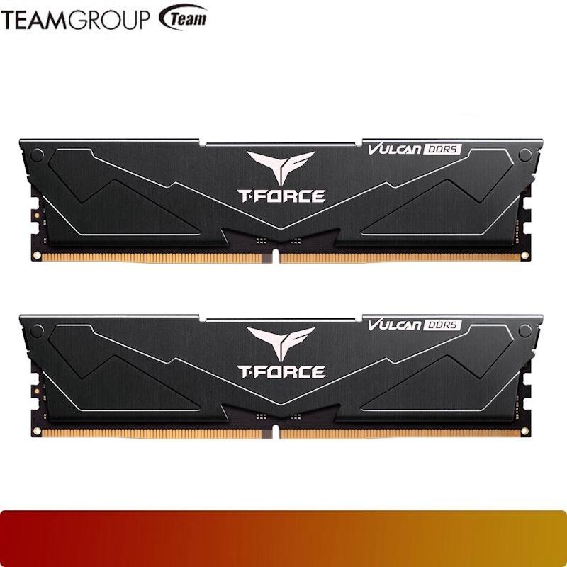 TEAM FLBD532G6000HC38JDC01 | VULCAN DDR5 32GB (2x16GB) 6000MHz CL38 DESKTOP MEMORY BLACK - 1 - Nano Komputer