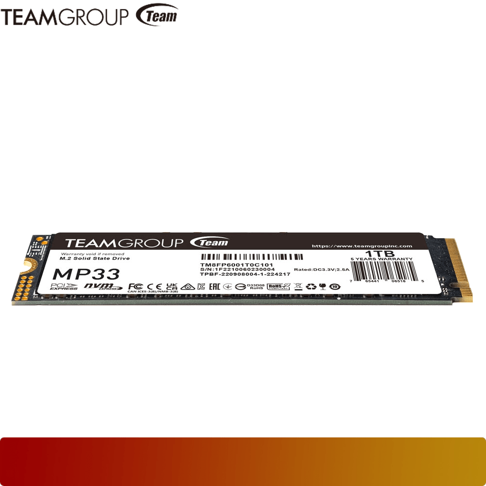 TEAM MP33 1TB M.2 PCIe SSD - 2 - Nano Komputer