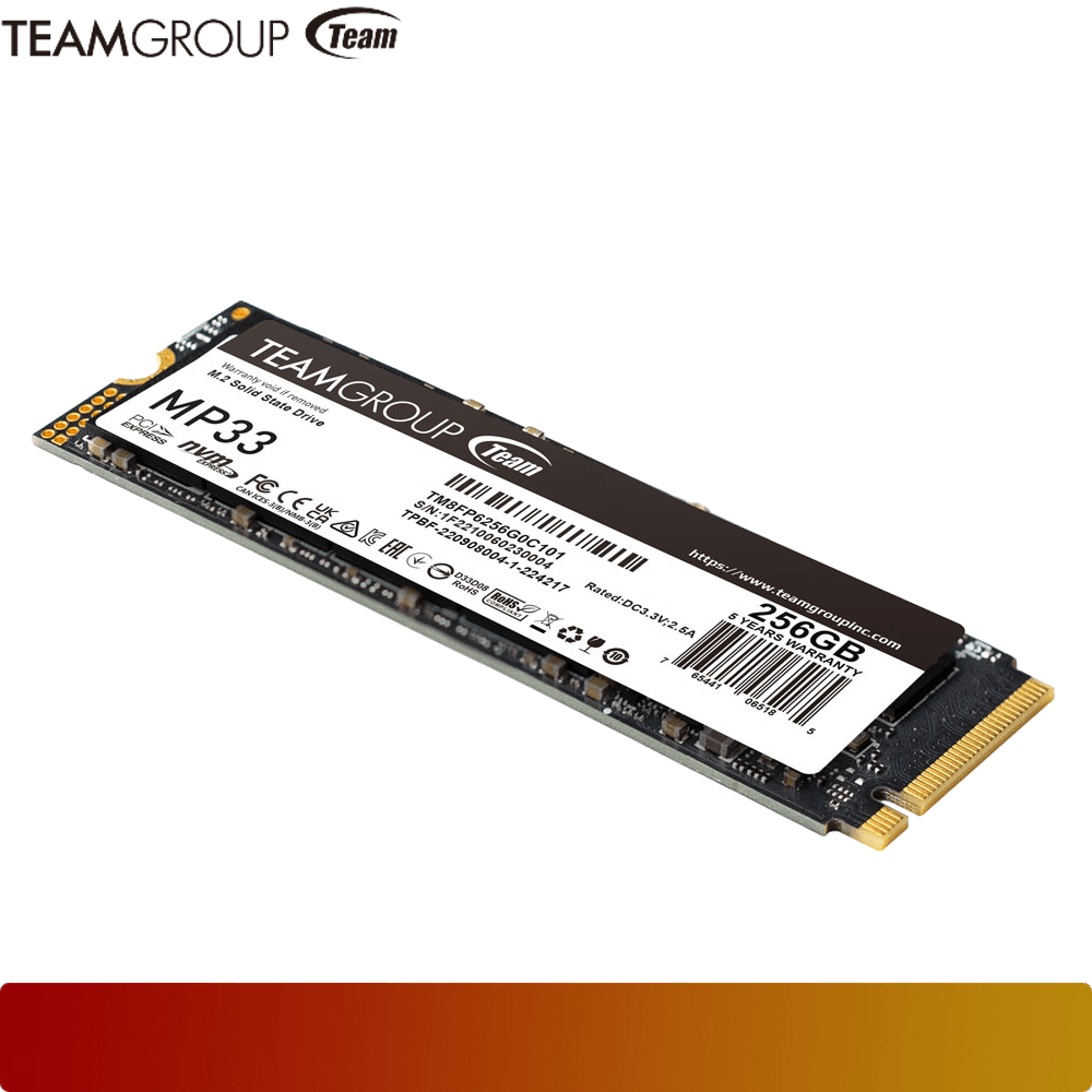 TEAM MP33 256GB M.2 PCIe SSD - 3 - Nano Komputer