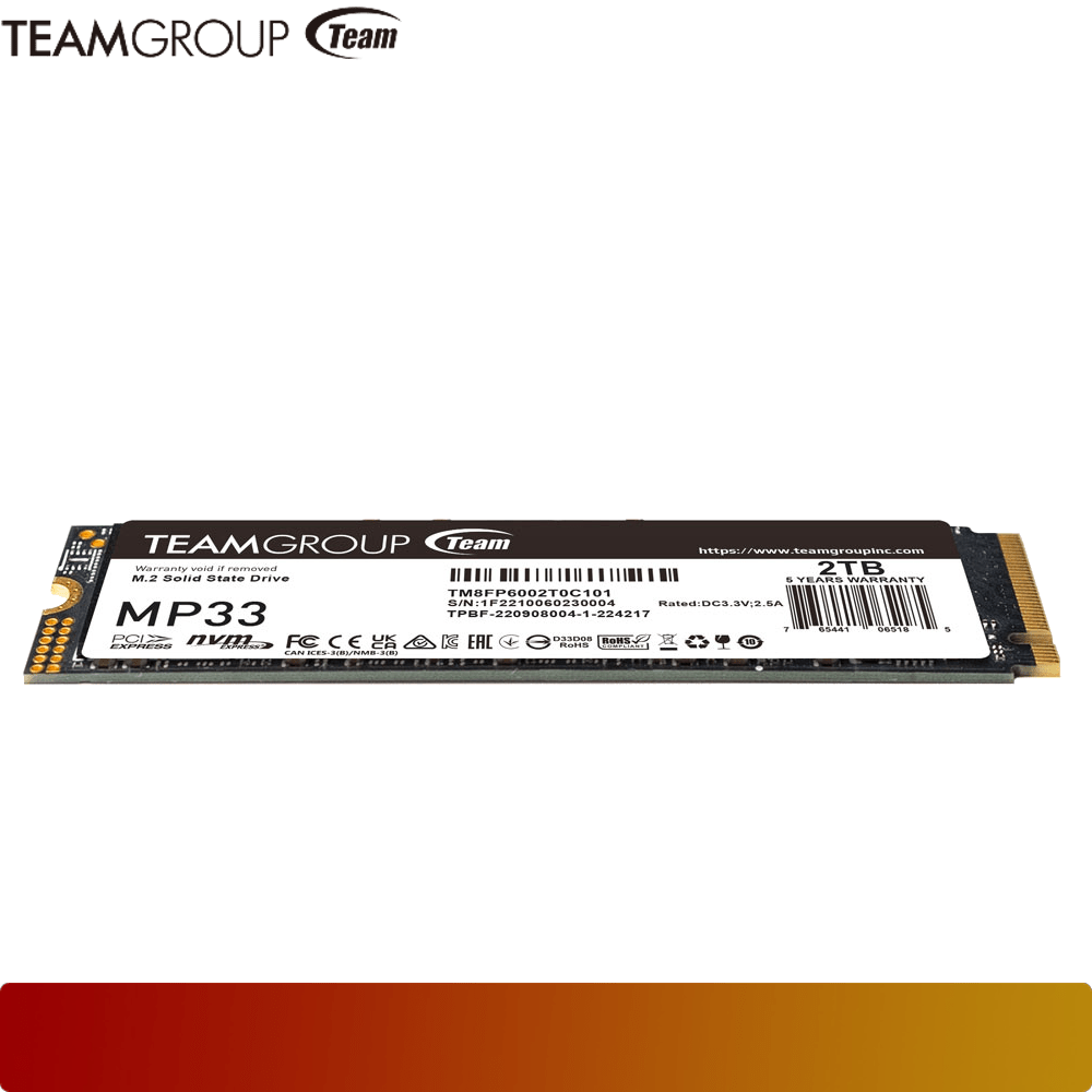 TEAM MP33 2TB M.2 PCIe SSD - 2 - Nano Komputer