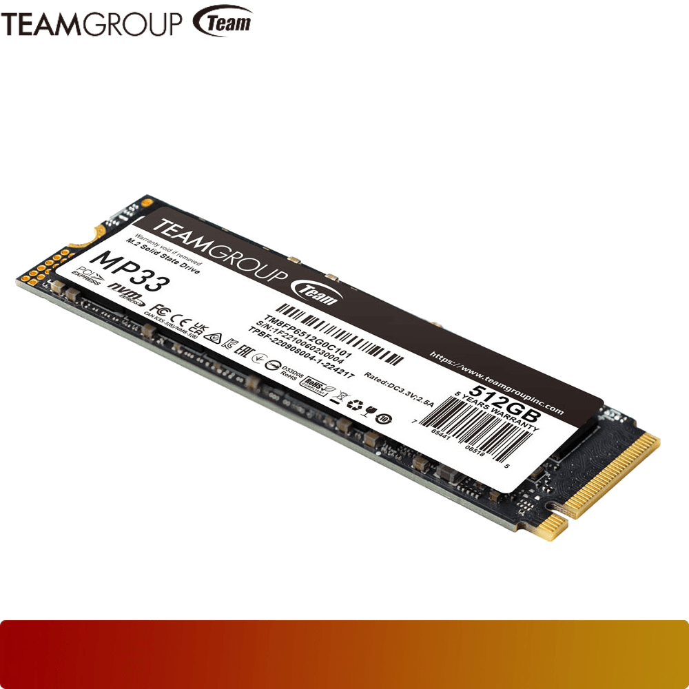 TEAM MP33 512GB M.2 PCIe SSD - 3 - Nano Komputer
