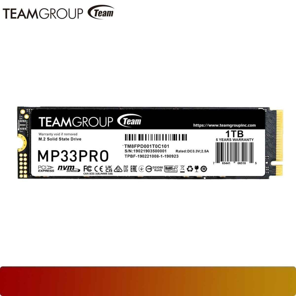 TEAM MP33 PRO M.2 PCIe SSD 1TB