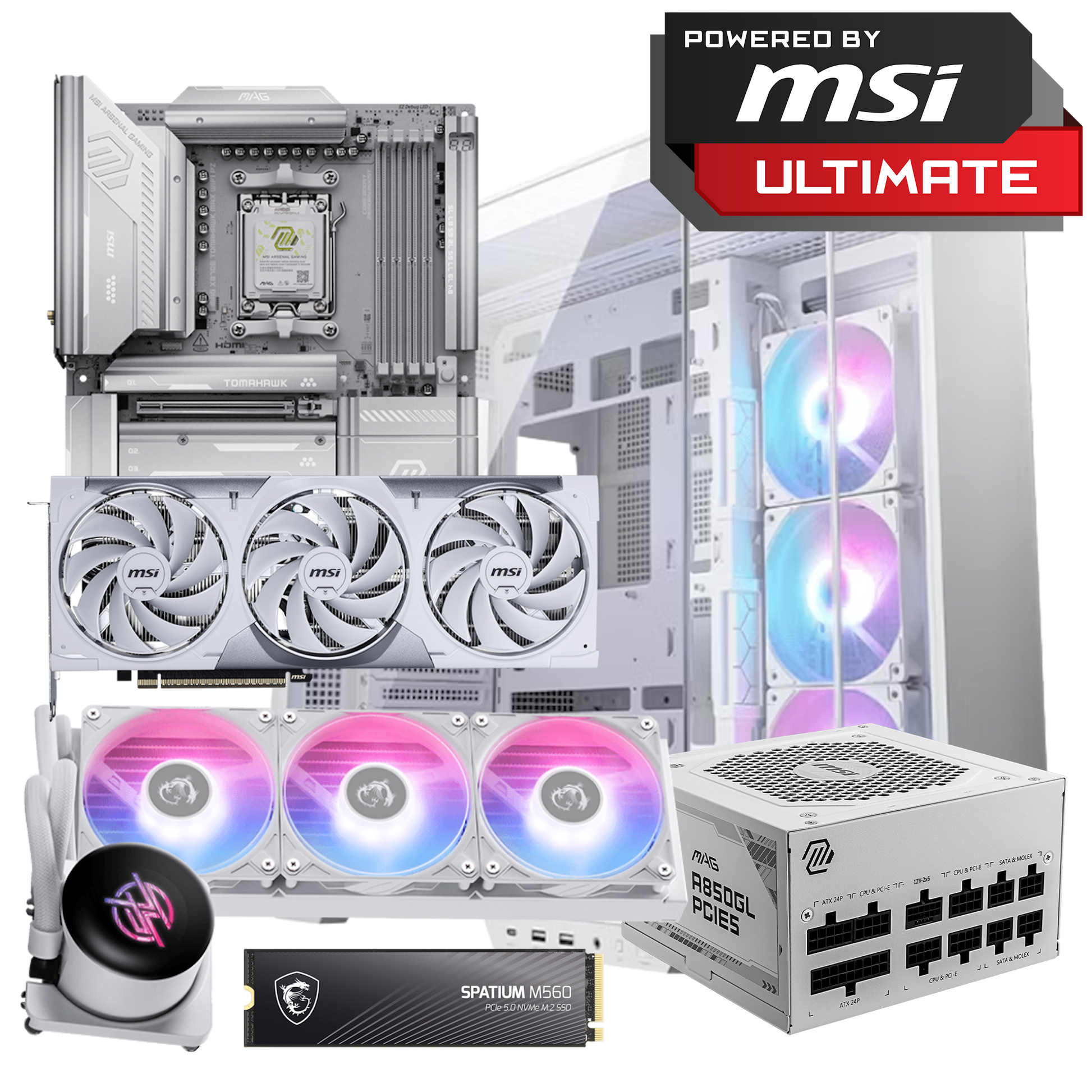 NK Gaming Machine Charon X MSI PZ Edition AMD R7 N5070Ti 64G1T