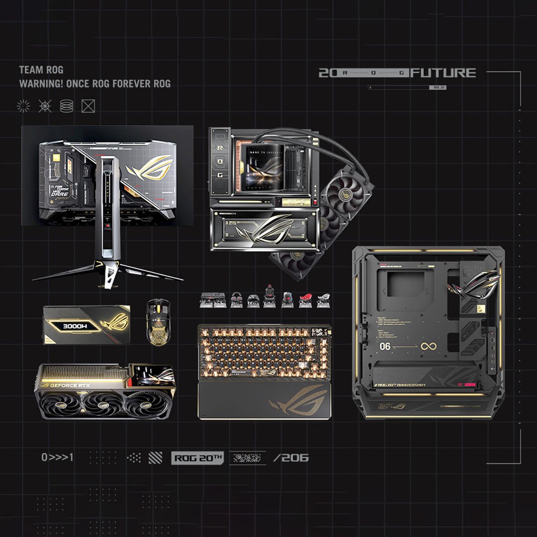 ASUS ROG 20th Anniversary PC Set