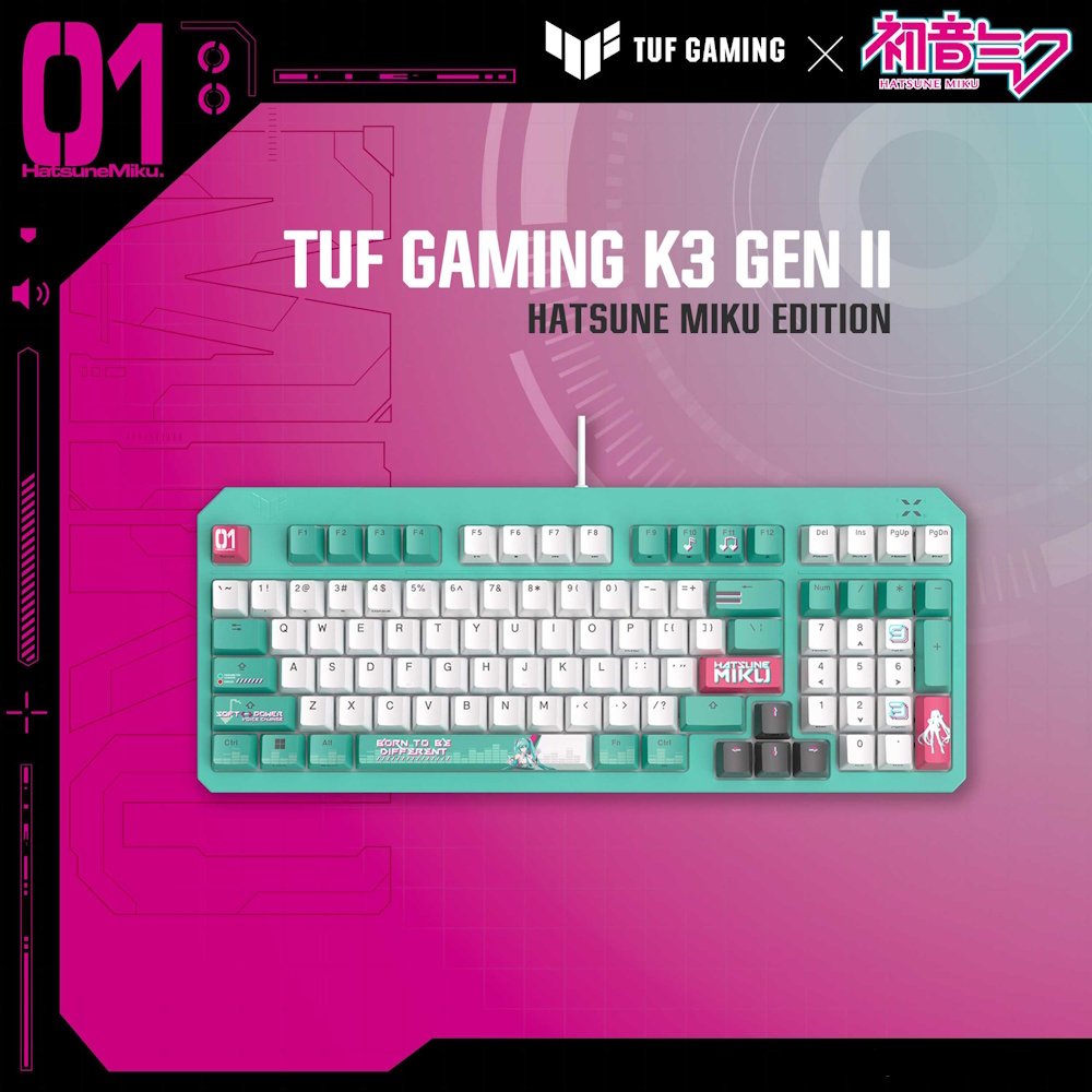 ASUS x Hatsune Miku Edition Ultimate Gaming Gear Bundle