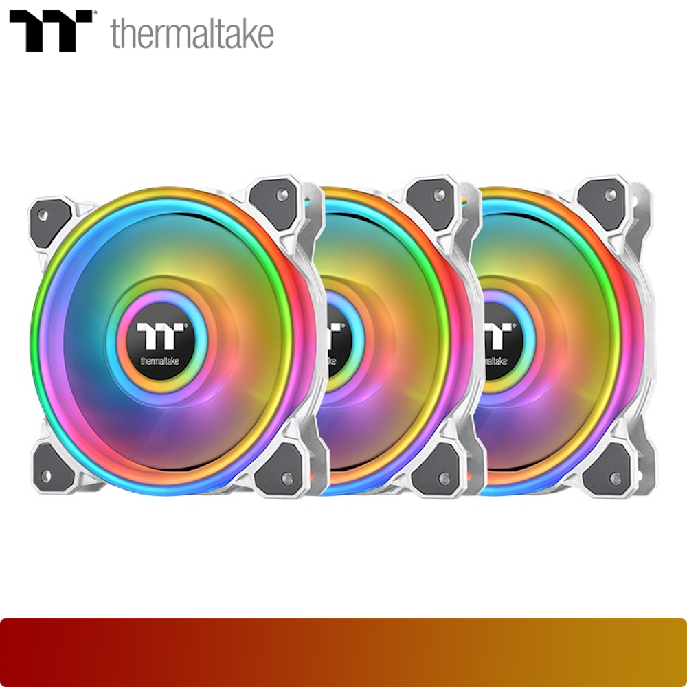 THERMALTAKE Riing Quad 14 RGB Radiator Fan TT Premium Edition 3 Fan Pack (Controller included)-6-Nano Komputer