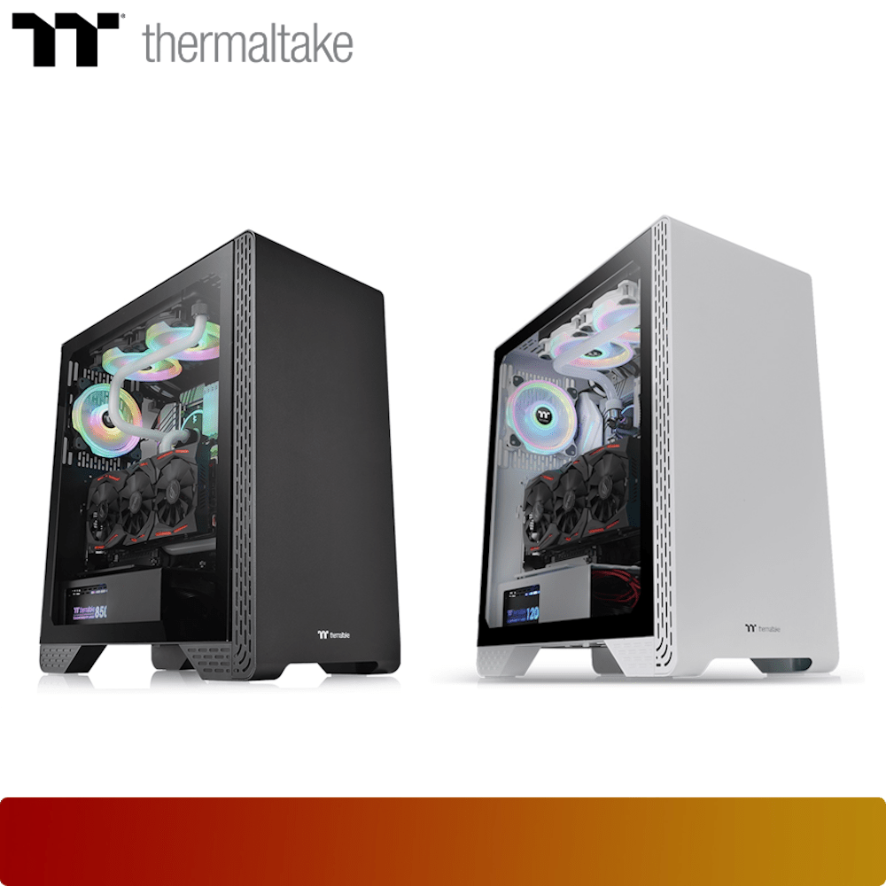 THERMALTAKE S300 Tempered Glass Mid-Tower Chassis-1-Nano Komputer