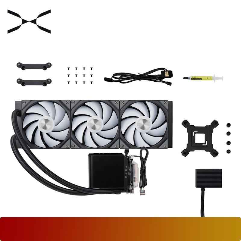 TRYX PANORAMA ARGB 360 | Asetek 8th Gen V2 L - shaped AMOLED Screen Liquid Cooler - 4 - Nano Komputer