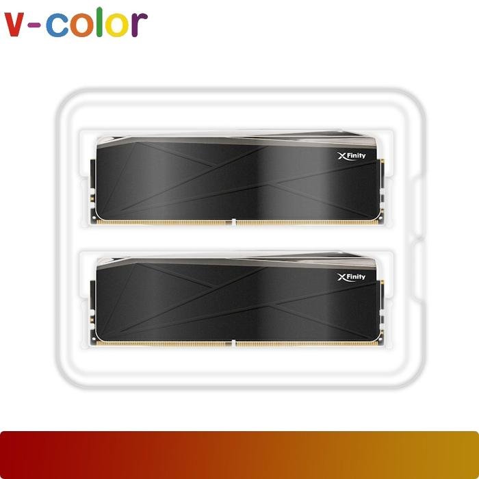 v - color Manta XFinity RGB DDR5 32GB Kit (2 x 16GB) 6000 MT/s CL30 Black - 5 - Nano Komputer