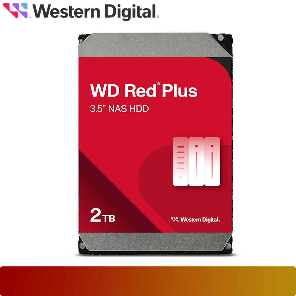 Western Digital Hard Disk 3,5 inci WD Red Plus NAS - 2TB-2-Nano Komputer