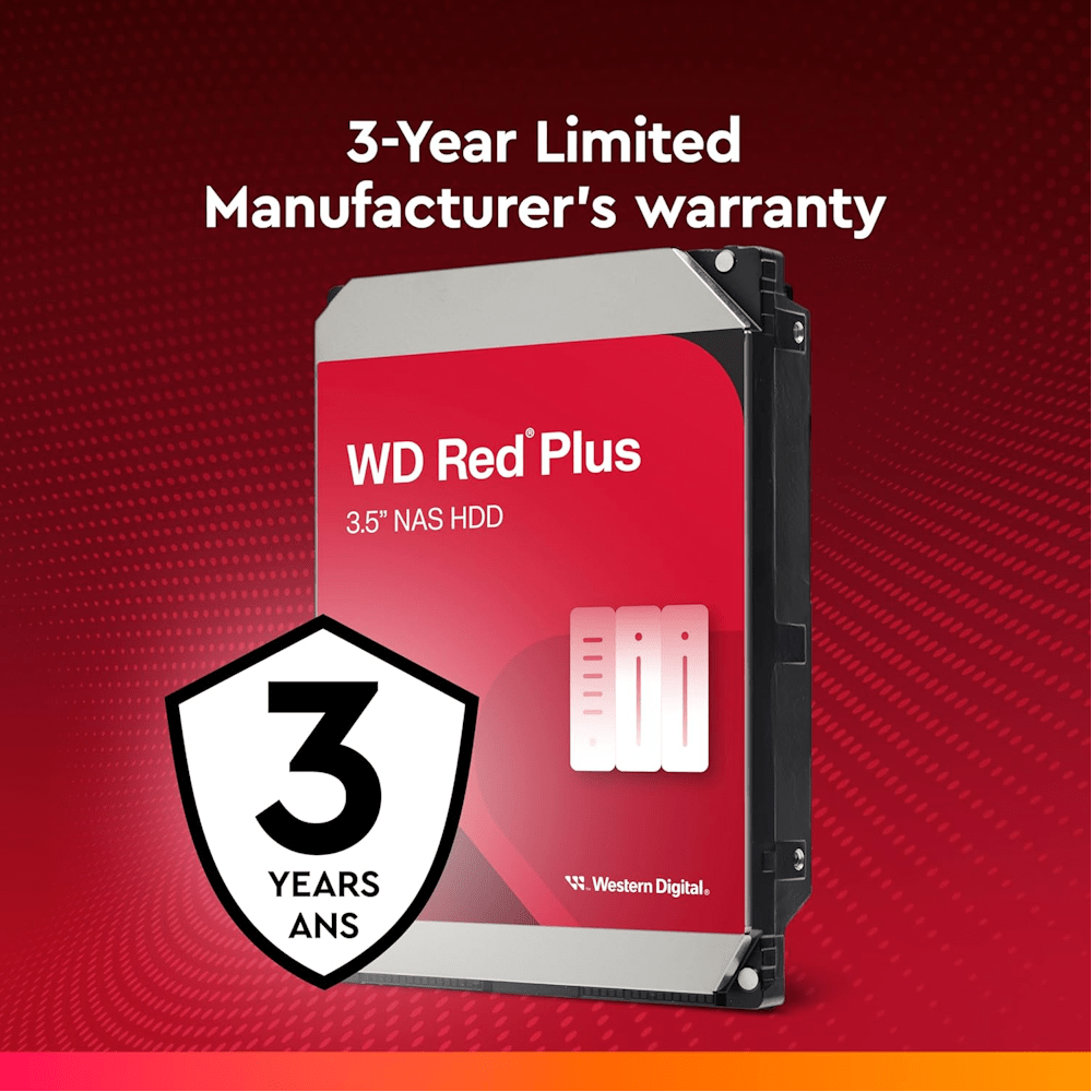 Western Digital Hard Disk 3,5 inci WD Red Plus NAS - 2TB-3-Nano Komputer