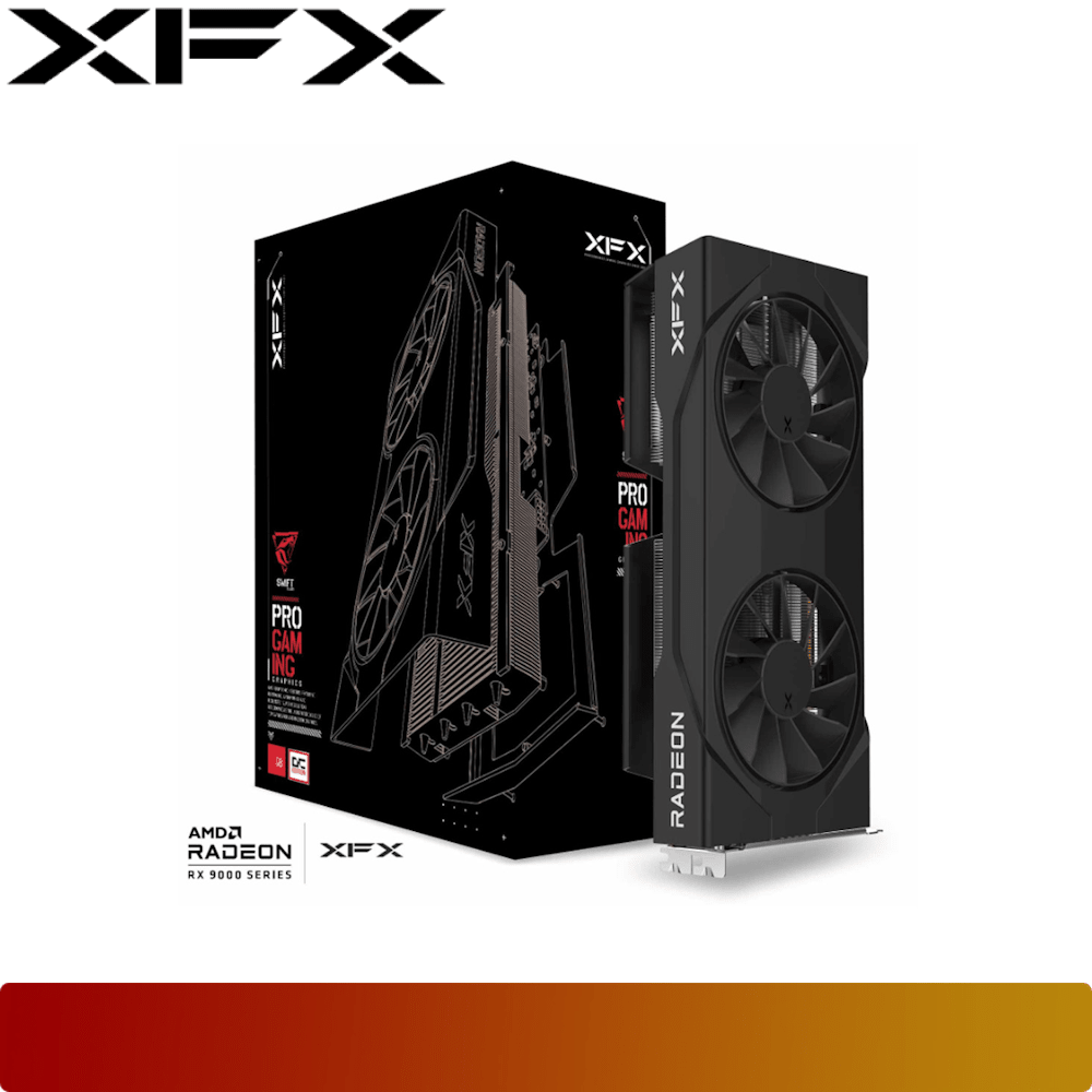 XFX Swift AMD Radeon RX 9060 XT 8GB OC Gaming Edition-1-Nano Komputer