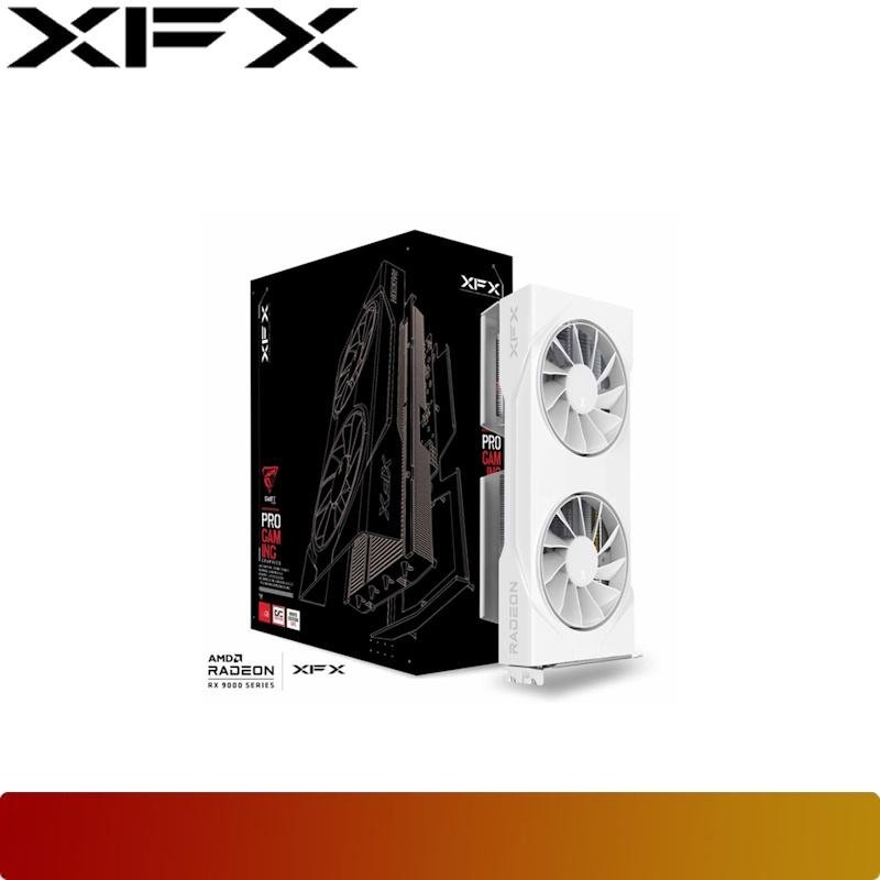 XFX Swift AMD Radeon RX 9060 XT 8GB OC White Gaming Edition - 1 - Nano Komputer