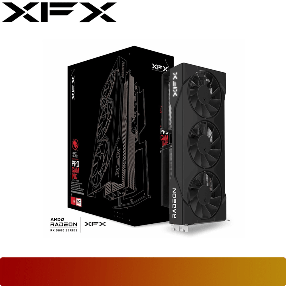 XFX Swift AMD Radeon RX 9060 XT OC Triple Fan Gaming Edition 16GB GDDR6-1-Nano Komputer