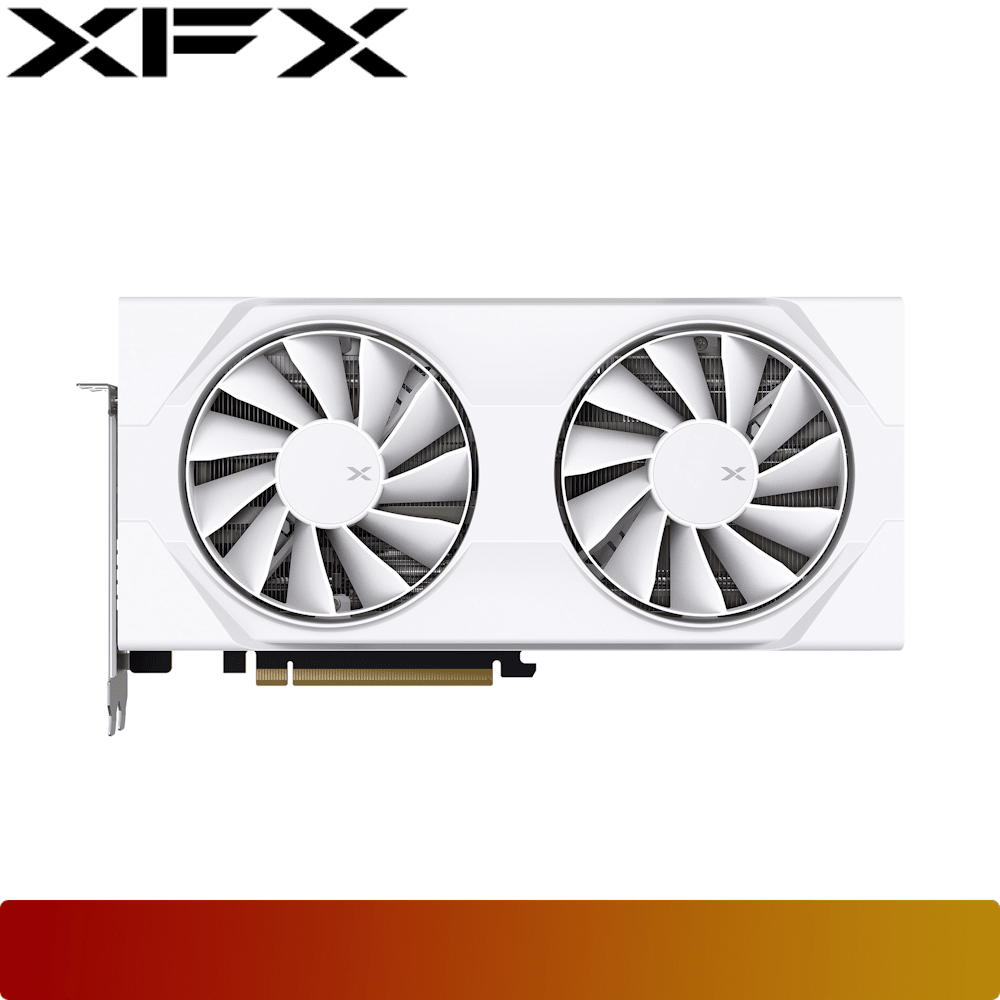 XFX Swift AMD Radeon RX 9060 XT OC White Gaming Edition 16GB GDDR6-5-Nano Komputer