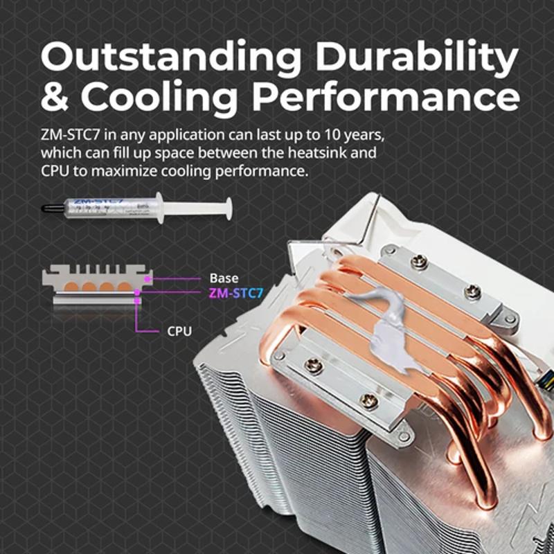Zalman ZM - STC7 Thermal Grease Paste Compound - 6 - Nano Komputer