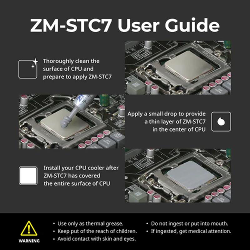 Zalman ZM - STC7 Thermal Grease Paste Compound - 5 - Nano Komputer