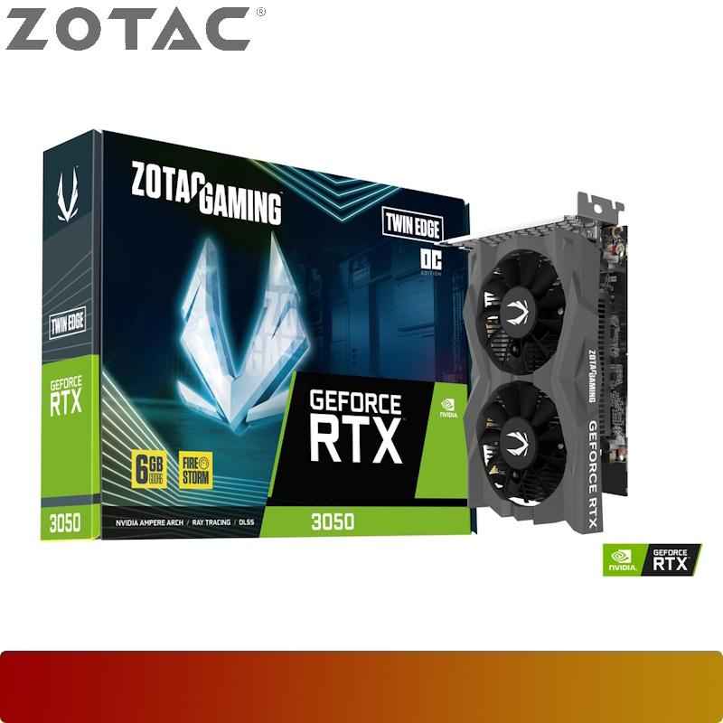 ZOTAC GAMING GeForce RTX 3050 6GB GDDR6 Twin Edge OC