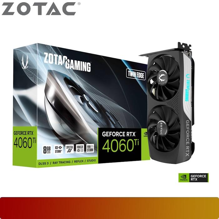 ZOTAC GAMING GeForce RTX 4060 Ti 8GB Twin Edge - 1 - Nano Komputer