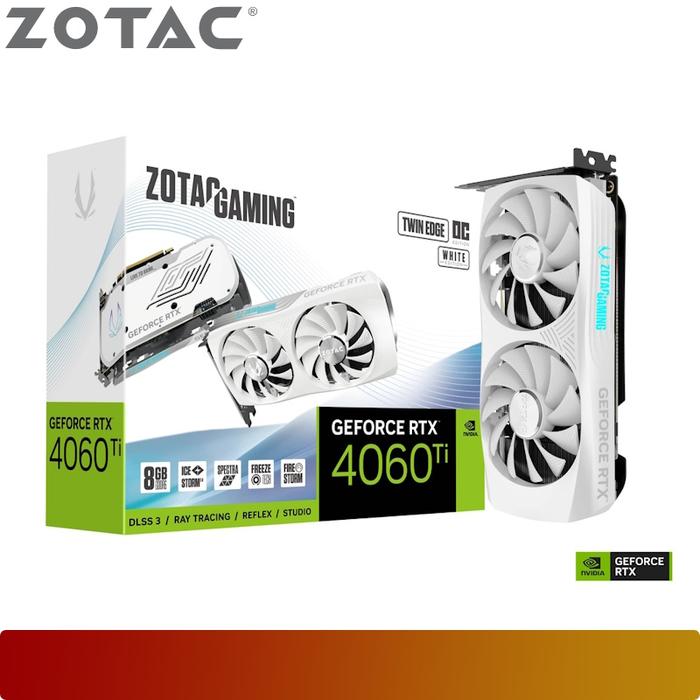 ZOTAC GAMING GeForce RTX 4060 Ti 8GB Twin Edge OC White Edition - 1 - Nano Komputer