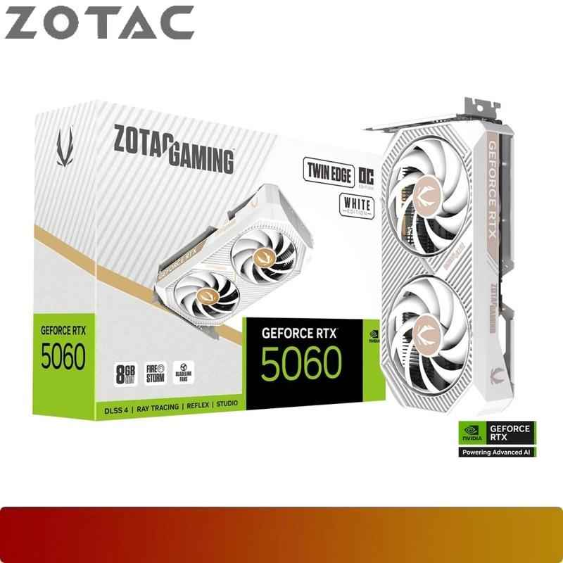 ZOTAC GAMING GeForce RTX 5060 Twin Edge OC 8GB GDDR7 White Edition