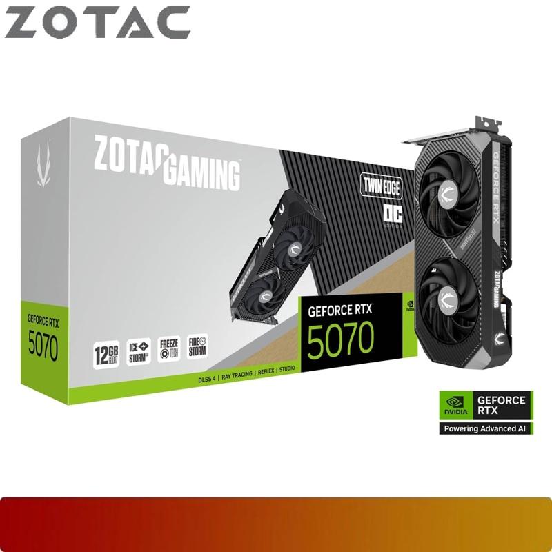 ZOTAC GAMING GeForce RTX 5070 Twin Edge OC 12GB GDDR7 - 1 - Nano Komputer
